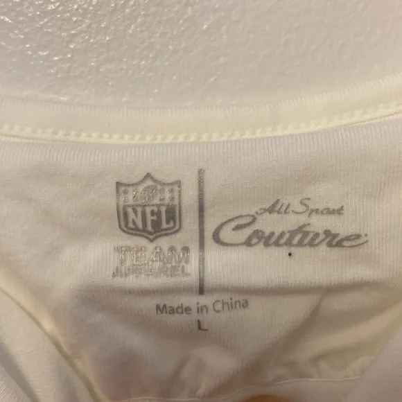 NWT New NFL San Diego Chargers Women's White Camisole Sz. L - Picture 4 of 7